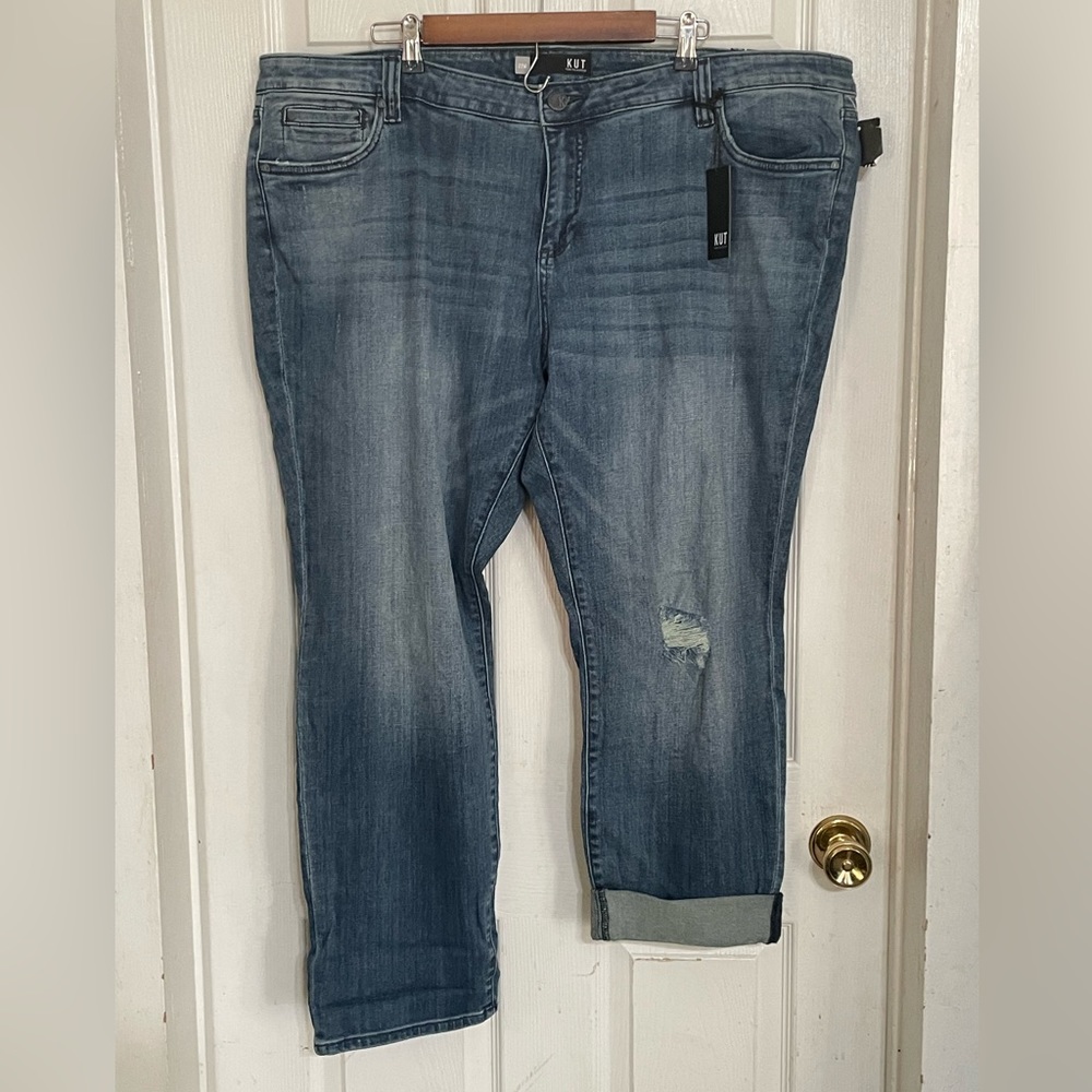KUT from the Kloth Size 22 Cathrine Boyfriend Jeans NWT